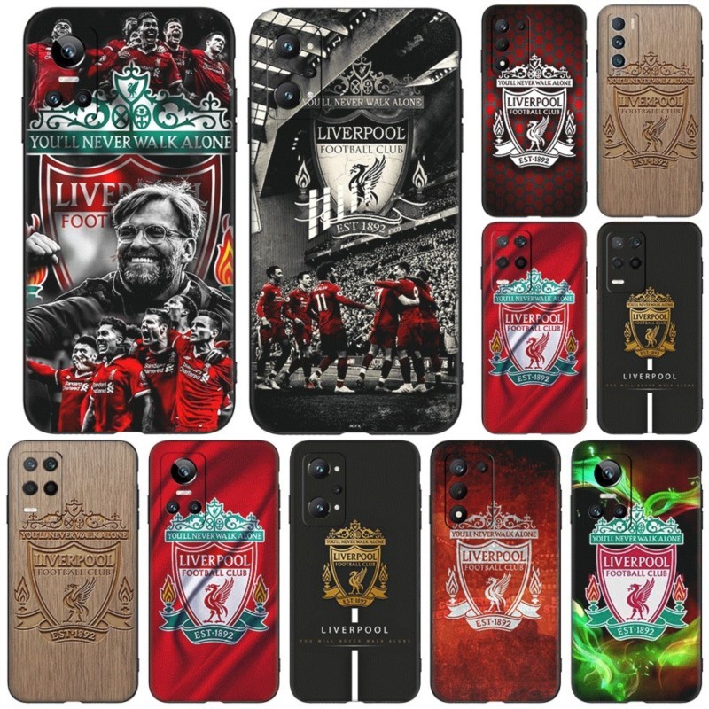 Realme C2 C3 C11 C12 C15 C17 C20 C21 C21Y C25 C25S เคสโทรศัพท์ TPU ฝาครอบป้องกันแบบนุ่ม Liverpool Club (7QD) – โปรปัง