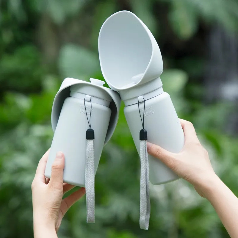 HONEY PET Portable Collapsible Water Bottle for Dog Walking Mug Outdoor Travel Dog Drinker Pet Supp