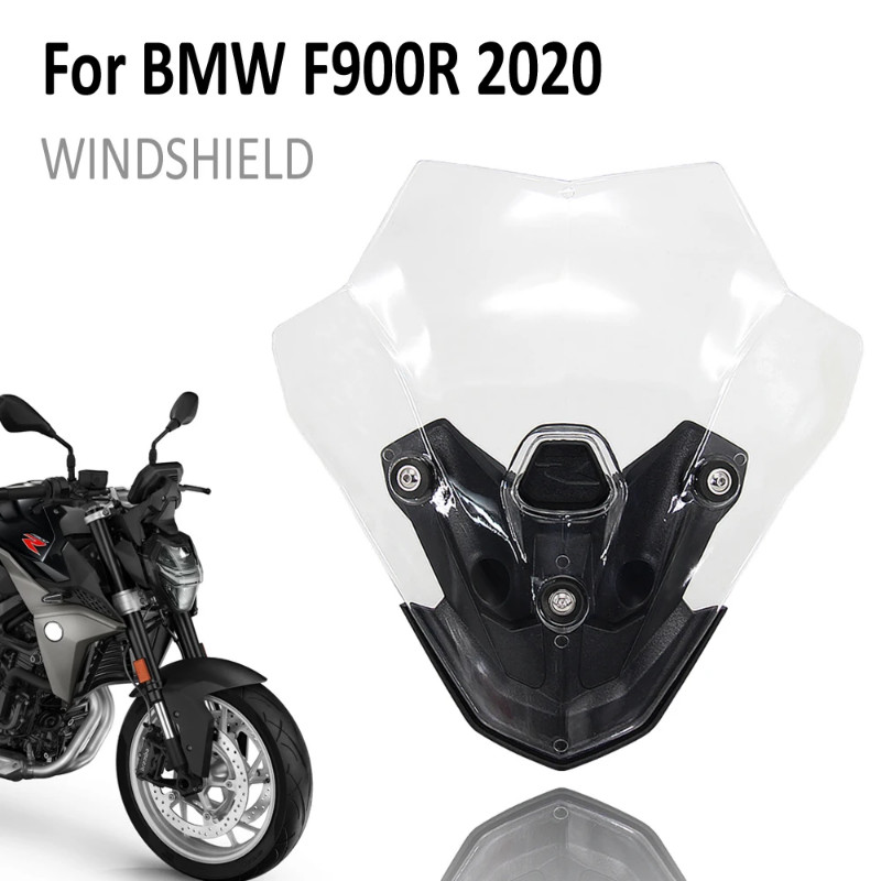 F900R Motorcycle Windscreen Windshield Shield Screen with Bracket For BMW F 900 R F 900R F900 R Smo