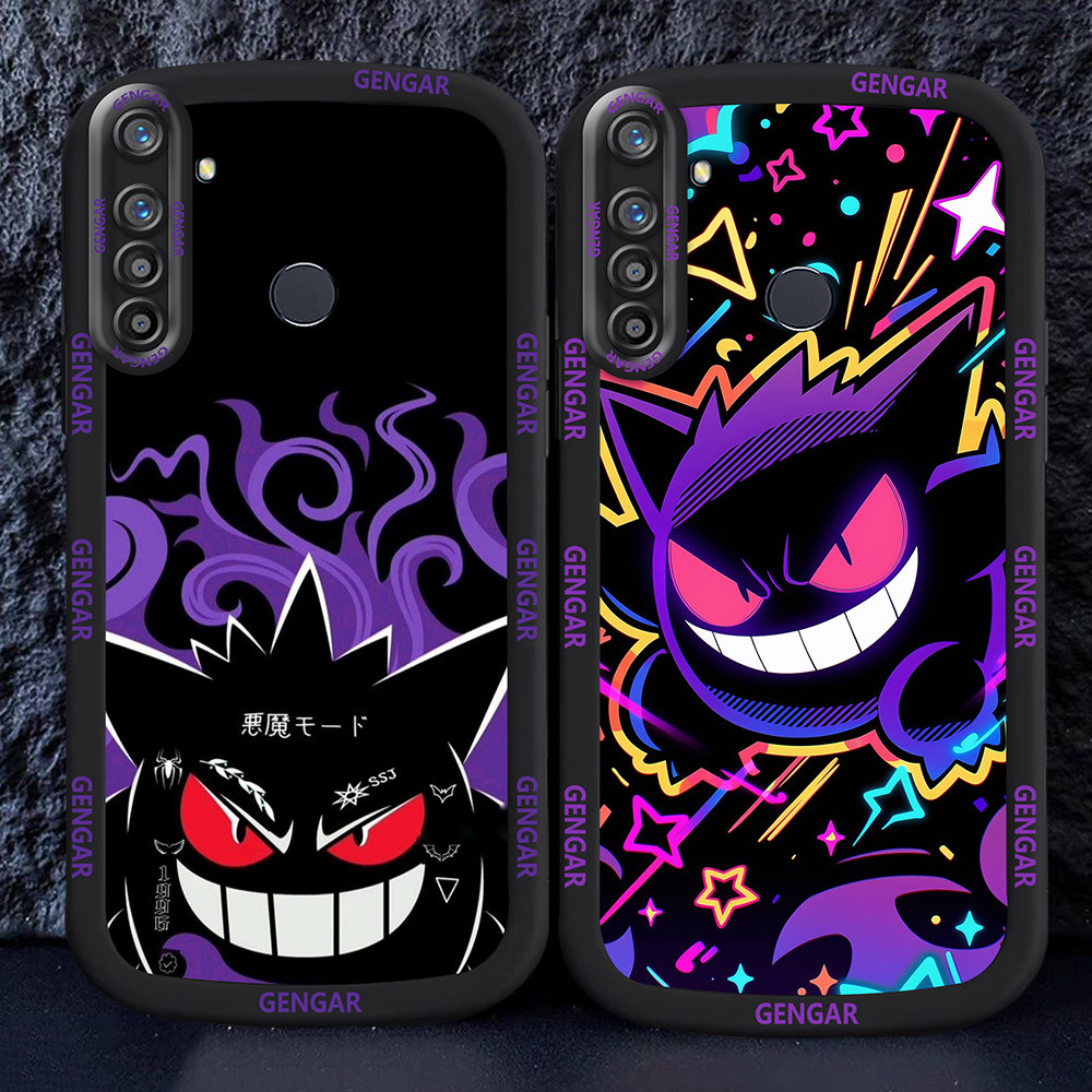 อ่อนนุ่มเคสโทรศัพท์หรับ Realme Narzo 5 10 20A 5s 10A 5i M18 Pokemon Gengar