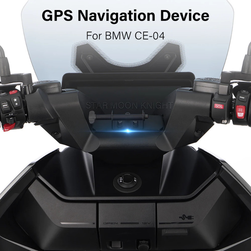For BMW CE 04 CE04 CE-04 Handlebar Bridge Navigation Device Mount GPS Phone Carrier Accessories