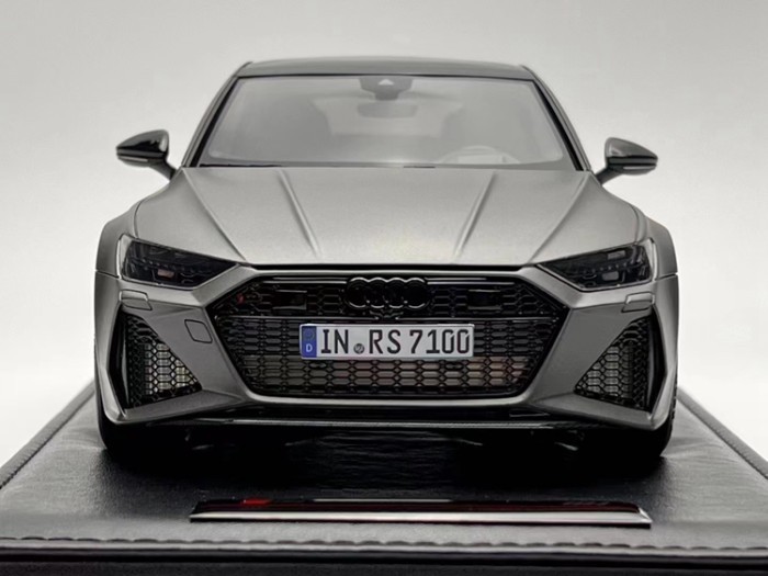 MotorHelix 1: 18 Audi RS7 Resin Limited Car Model Matte Grey สําเร็จรูปคอลเลกชันผลิตภัณฑ์ Performanc