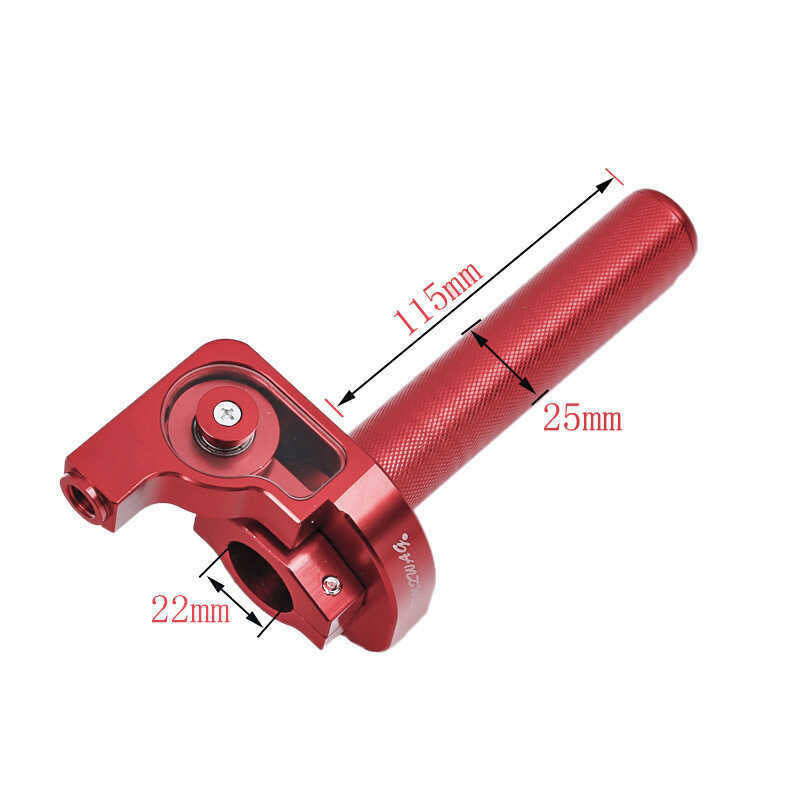 รถจักรยานยนต์ออฟโรดภาพหมุนแฮนด์ดัดแปลง CNC อลูมิเนียมอัลลอยด์สายคันเร่งบิดขนาดใหญ่ Posser Cheetah T8