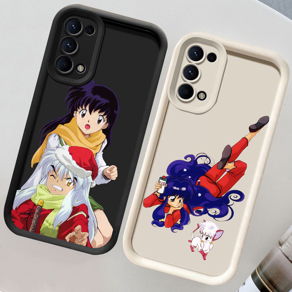 CH52 InuYasha ปลอกอ่อนสําหรับ OPPO F19 A72 A95 A92 F19s A52 เคสป้องกัน