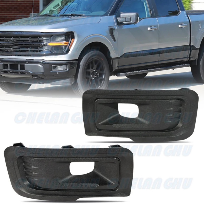 For Ford F150 2024 2025 Car accessories Front Fog Lights Lamp Grille Cover RL37-15A246-BA RL3Z-15A2