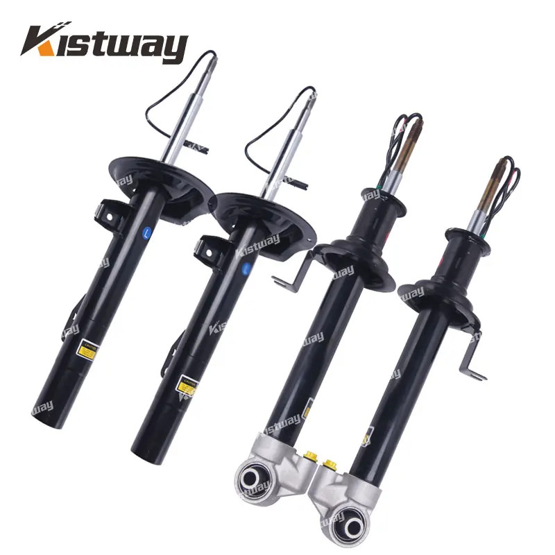 4PCS Front Rear Electronic Shock Absorber For BMW E38 740i 740iL 750iL 1995-2001 31311091557 313110