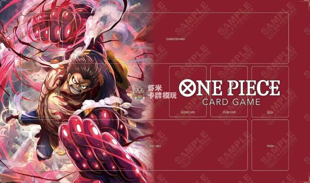 Luffy One Piece Playmat พร้อมโซน OPCG TCG CCG การ์ดสะสมเกม Play Mat_05