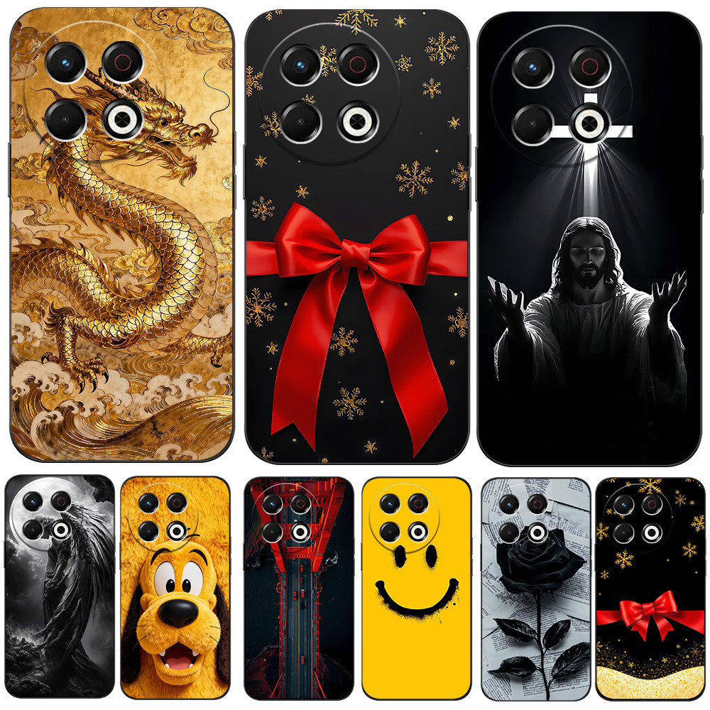 เคสสําหรับ Tecno spark 30 pro 4G Silicon Phone Cover เงินตลก dollar merry christmas