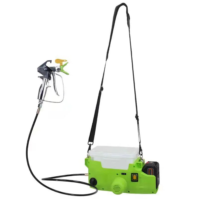 1.7L Airless Backpack Paint Sprayer Machine 21V Portable Electric Spray Gun Household Painting Spra