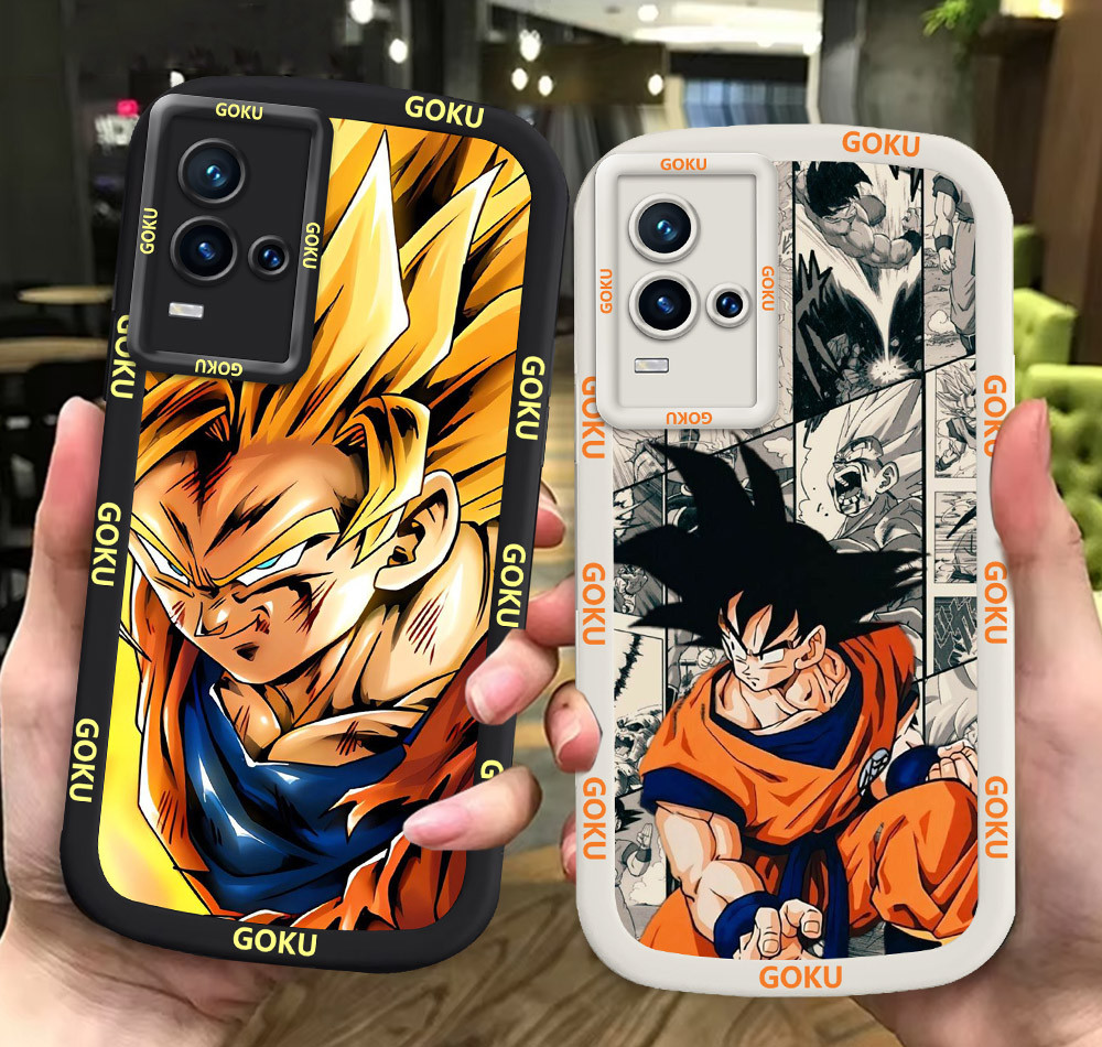G8 Dragon Ball Goku ขาวดำเคสโทรศัพท์หรับ VIVO Y21s Y21g Y21t Y21 Y33s Y21a Y33t ปก