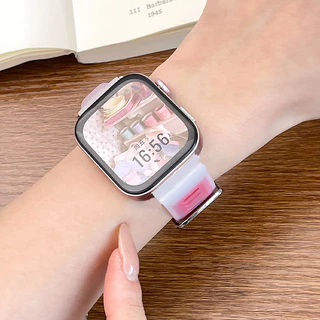 ซิลิโคนโปร่งใสสายกีฬาสําหรับ Huawei Fit 5/5 Pro/4/4 Pro/3 ปรับยางรัดเข็มขัดสายรัดข้อมือสร้อยข้อมืออุปกรณ์เสริมสําหรับ Huawei Fit 5/5 Pro