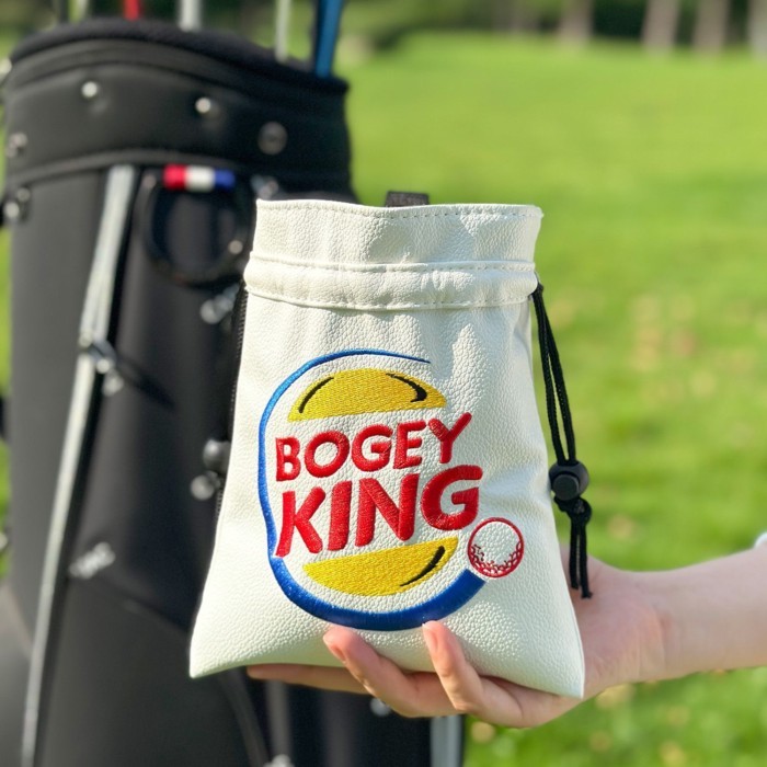 Golf Drawstring Bag PU กันน้ํา ขนาดเล็ก สำหรับพกพาและใช้งานในสนามกอล์ฟ