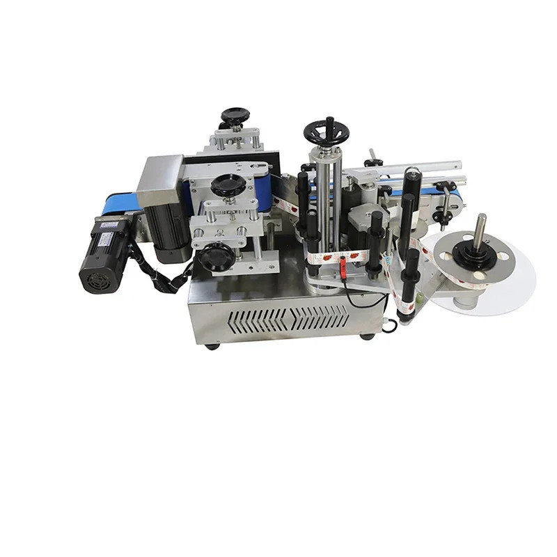 MT-100 Labeling Machine Plastic Round Glass Bottle Cosmetic Packaging Labeller Horizontal Simple Au