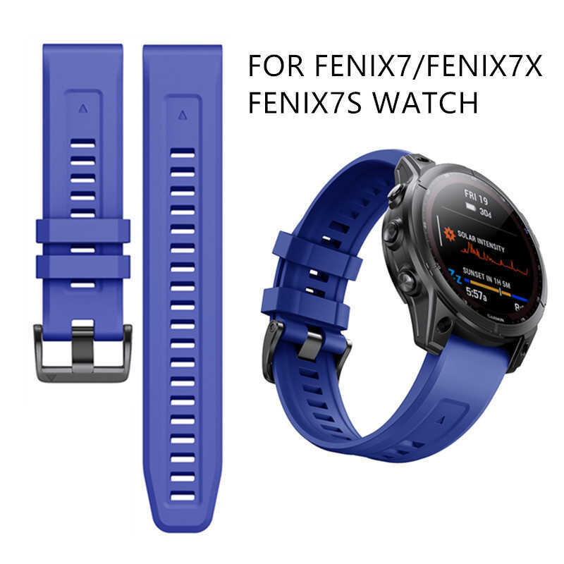 เหมาะสําหรับสายนาฬิกา Garmin Fenix7 Garmin Fenix7X สายรัดข้อมือซิลิโคนแบบปลดเร็ว Universal Fenix6