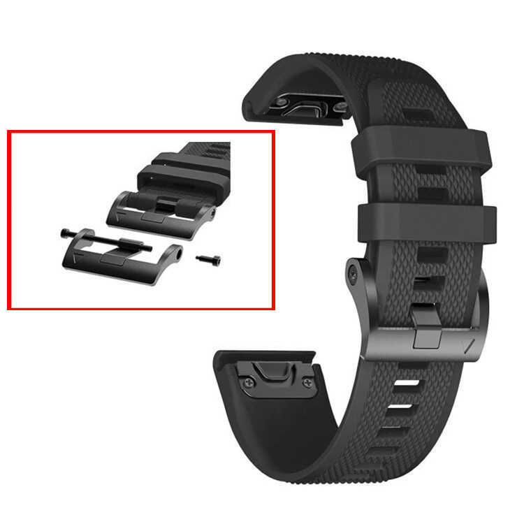 เหมาะสําหรับ Garmin fenix5 Quick Release Silicone Universal Garmin s60 fenix5plus 935 สายนาฬิกา