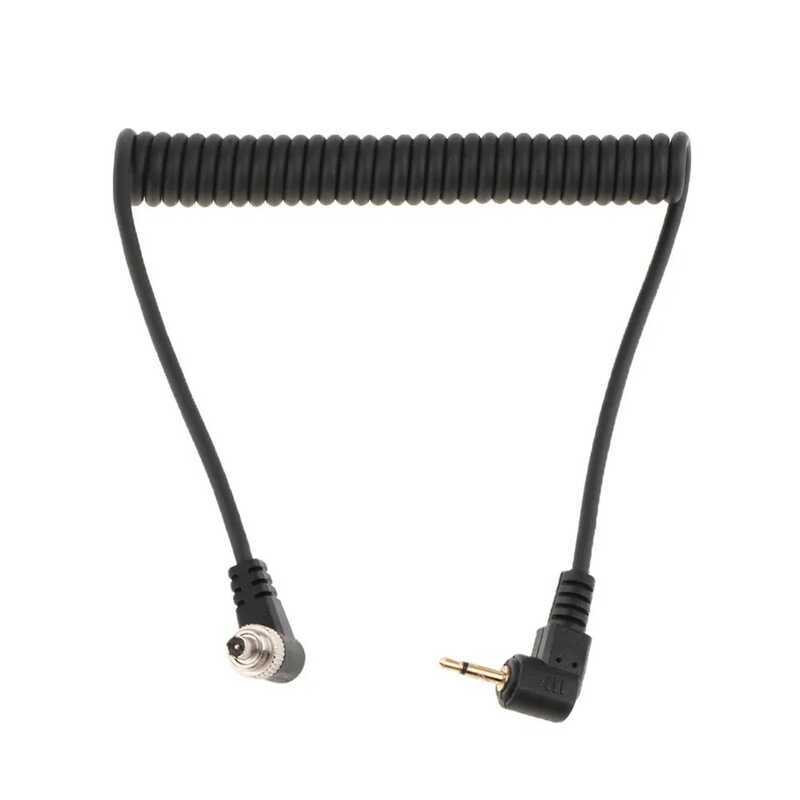 Camera Flash Synchronization Cable 2.5-PC/3.5/PC-PC/6.35-PC Flash Trigger Cable อุปกรณ์เสริมแฟลช