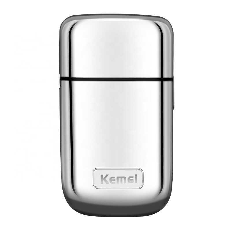 KM-TX1 Kemei/Kemei มีดโกนโลหะ Gold Silver USB ชาร์จลูกสูบ Kemei มีดโกน