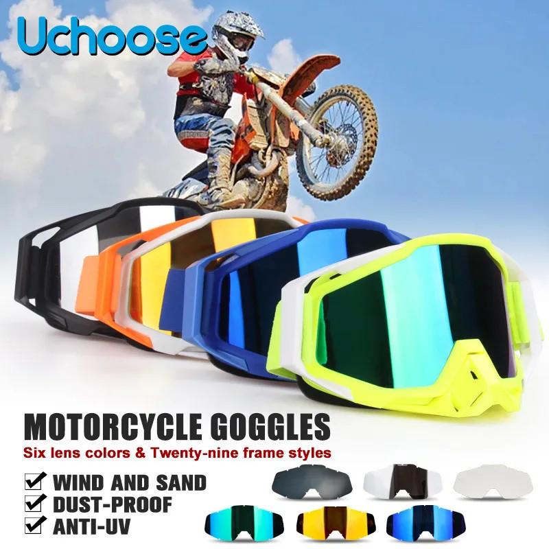 Uchoose New Protective Glasses Bicycle Outdoor Sports Windproof Dustproof Eye Glasses Ski Snowboard