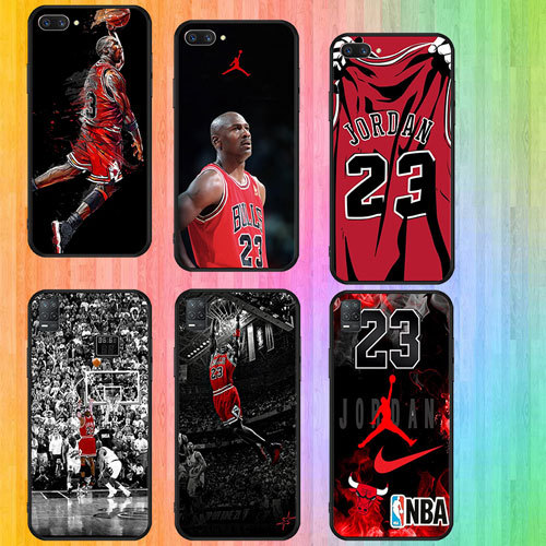 นุ่มสีดํา OPPO A3S A5 A37 Neo 9 A57 4G A5S A7 A59 F1s A83 A1 A77 5G Michael Jordan1 เคสโทรศัพท์