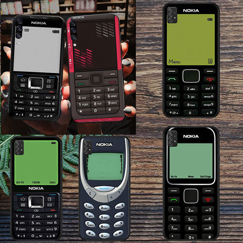 นุ่มสีดํา Samsung Galaxy S7 S7 Edge S8 S8 Plus S9 S9 Plus S10 S10E S25 S25 Ultra Nokia เคสโทรศัพท์