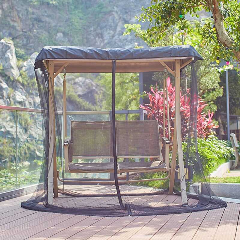 C Outdoor Swing C Mesh Net Swing Mosquitoes Netting Ultra Large Mosquitoes Net Zipper Closure Netti