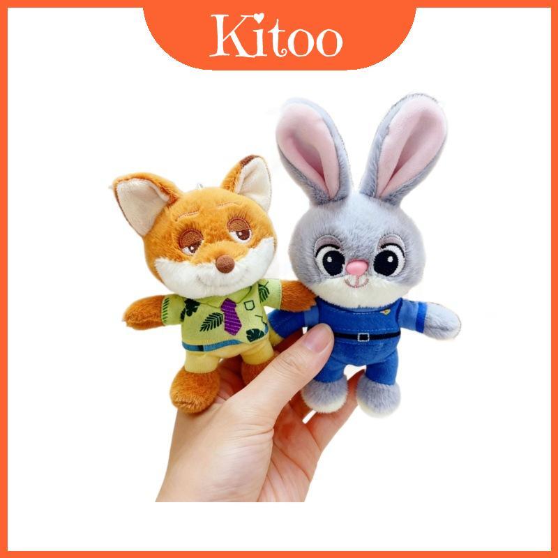 Zootopia น่ารัก Judy Nick Sloth และ Benjamin พวงกุญแจตุ๊กตาสําหรับเด็กและนักสะสม
