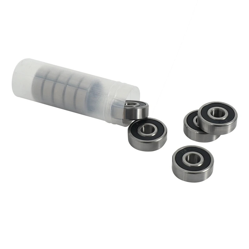 10Pcs 628RS 8Mmx24mmx8mm Double Sealed Miniature Deep Groove Ball Bearing