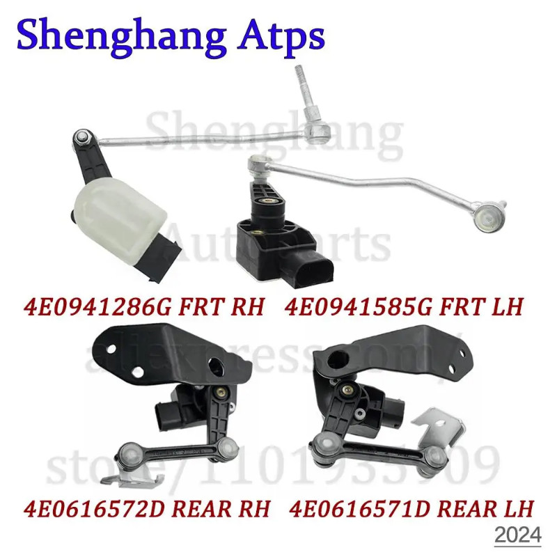 Height Suspension Level Sensor For Audi A8 Quattro S8 4.2 5.2 6.0L V8 4E0941285G 4E0941286E 4E09412