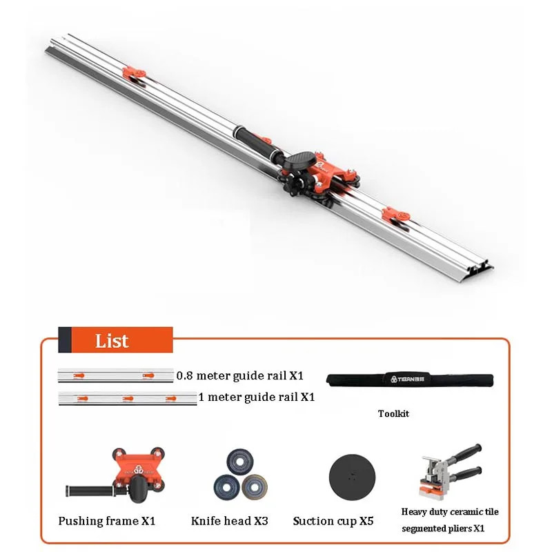 High Precision Tile Cutter Manual Floor Tile Ceramic Tile Push Knife Large Slab Floor Tile Rock Sla