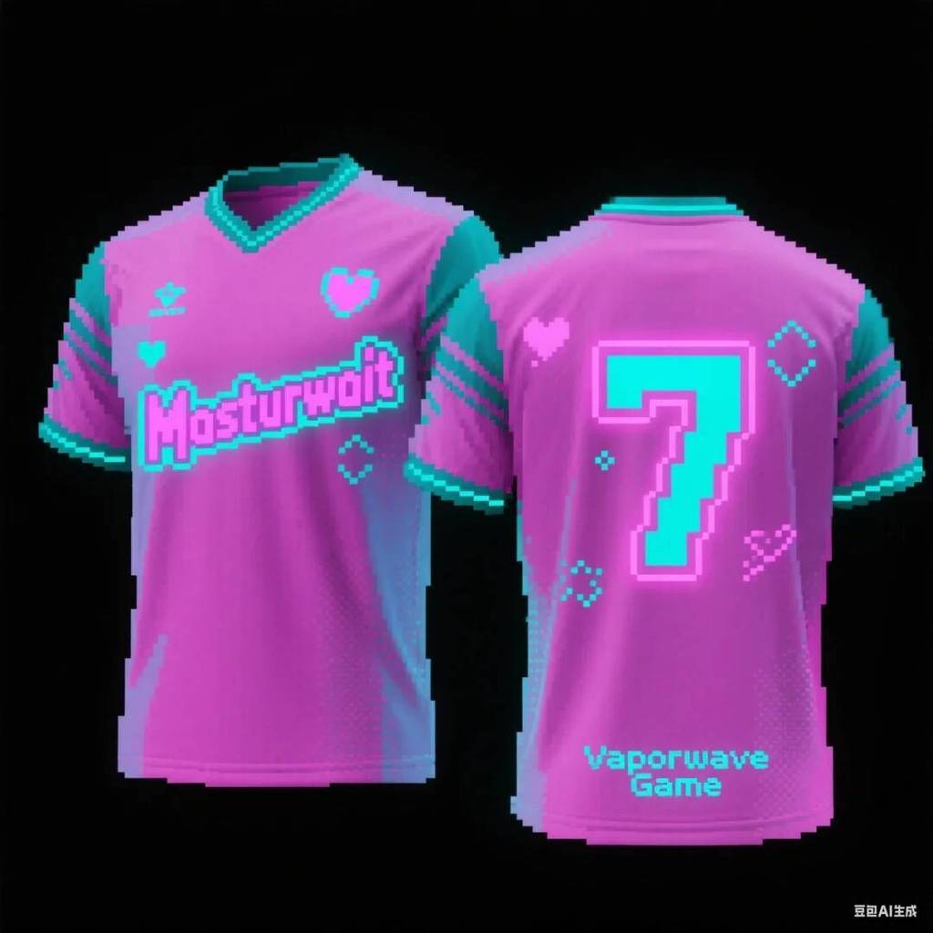 Pixel-style เบอร์ 7 เสื้อฟุตบอล 3d การพิมพ์กีฬา Leisure แห้งได้อย่างรวดเร็ว Breathable สบายเสื้อบุรุ