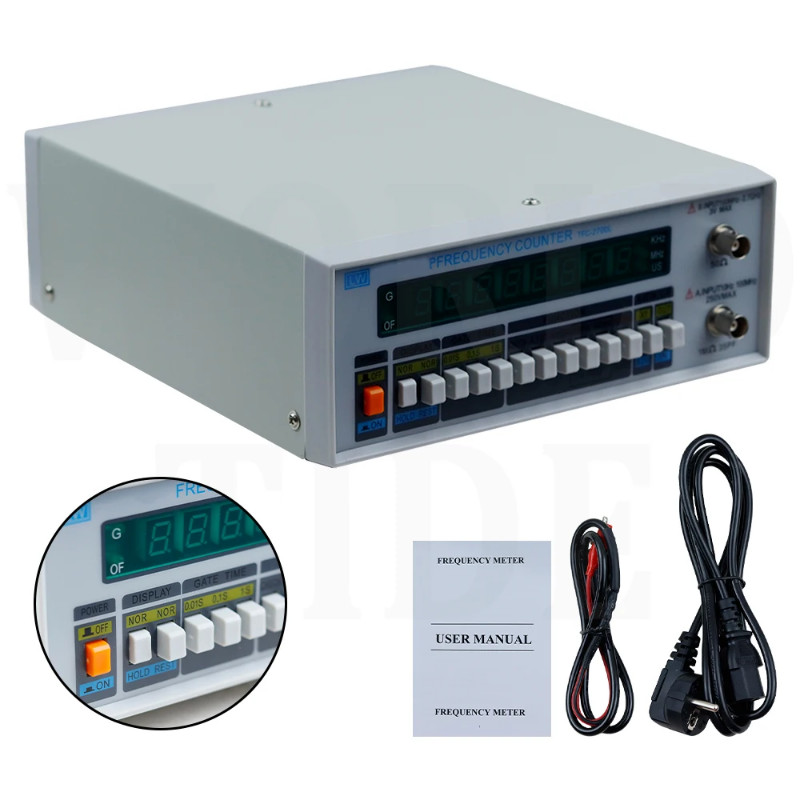 High Resolution Frequency Counter Digital Display High Precision Frequency Meter 10HZ-2.7GHZ TFC270