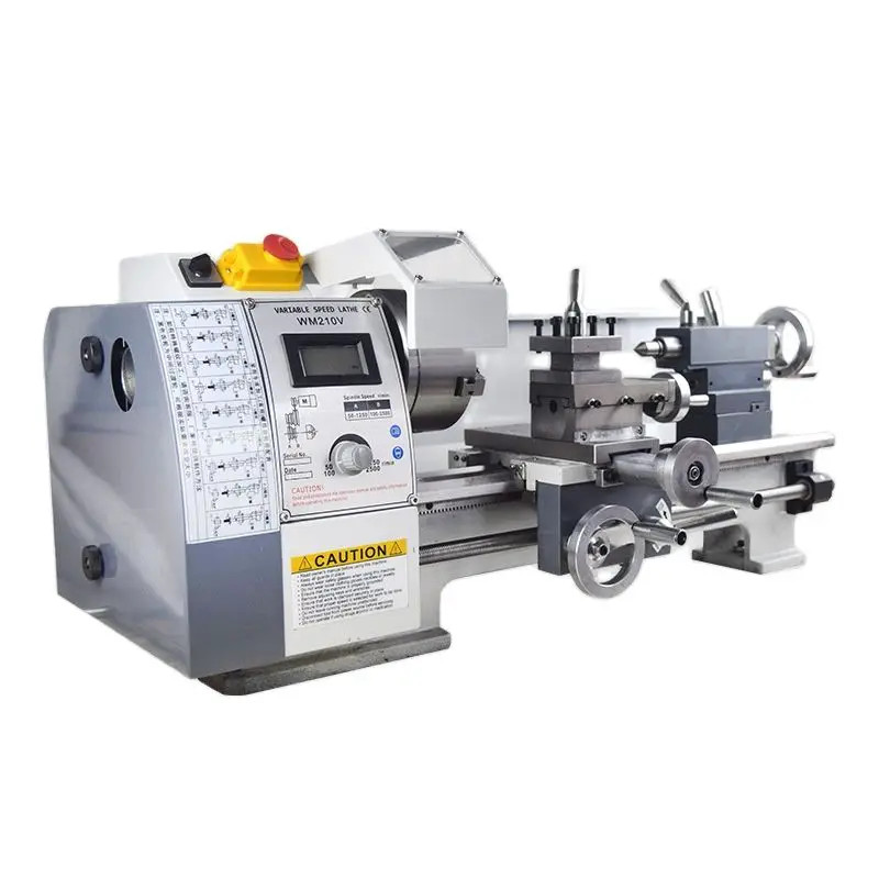 220V 850W Household Small Metal Digital Display Lathe Multifunctional DIY Lathe Brushless Motor Pro