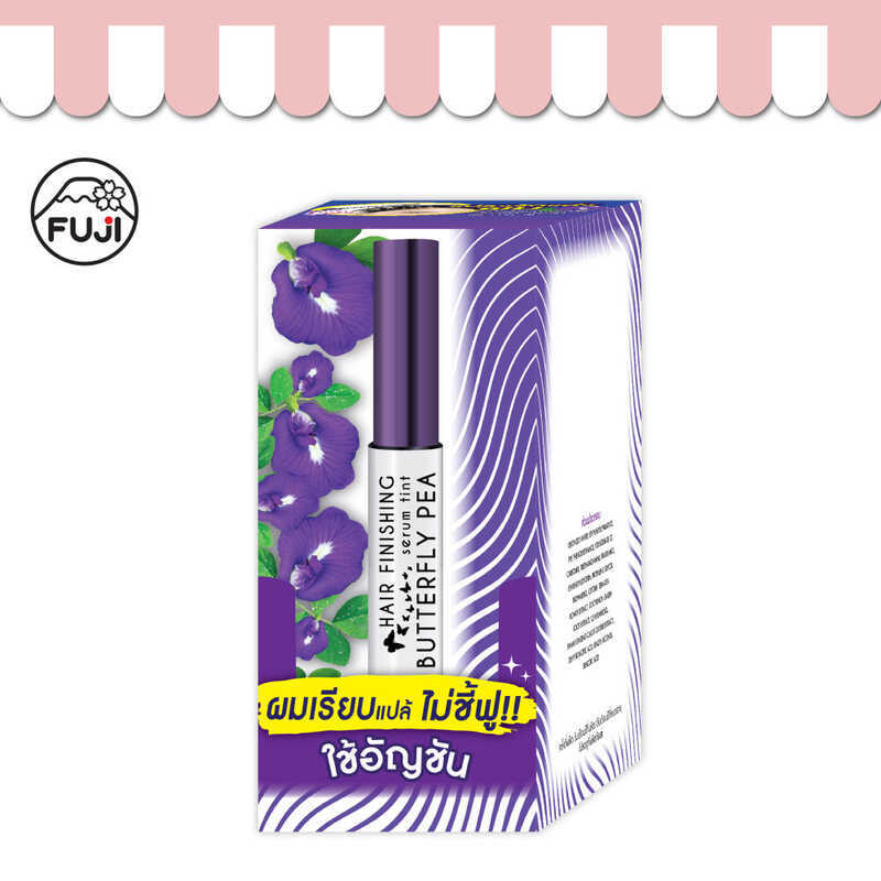 Meiji Butterfly Pea 6 ซอง Box Hair Mascara Root Serum สีใส MEIJI BUTTERFLY PEA HAIR SERUM 3 G