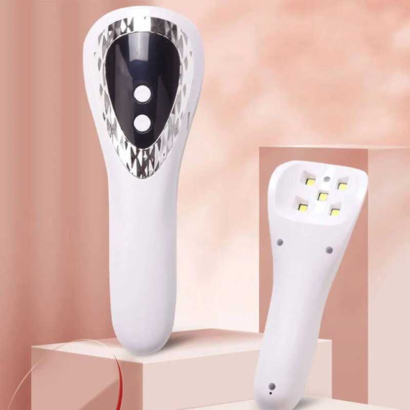 C 1 Set Mini Manicure Lamp For Gel Nails, Portable Art Drying Light, Uv Led Dryer, Small Nail Art T