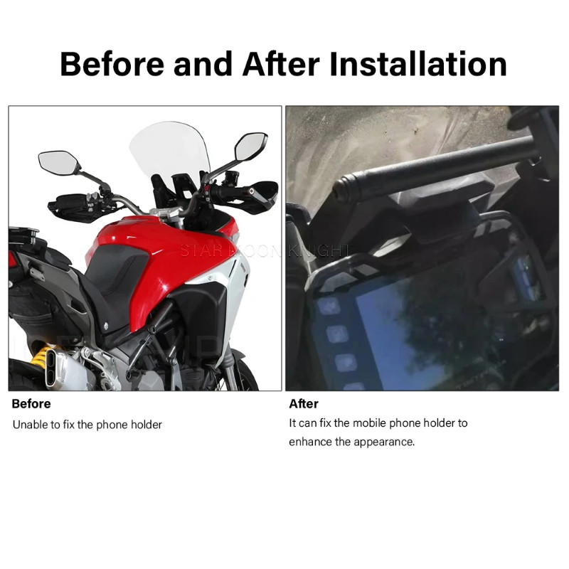 GPS Navigation Bracket For Ducati Multistrada V2S Multistrada V2 V2 S Motorcycle Accessories Fairin