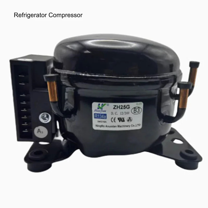 New Compressor 12v24v 12v car freezer outdoor refrigerator DC compressor ZH25G 35G