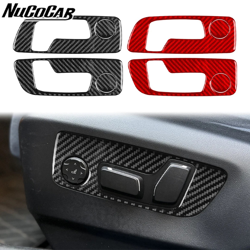 For BMW 5 Series i5 G60 G68 2024 2025 Carbon Fiber Seat Adjustment Switch Panel Car Accessories Int