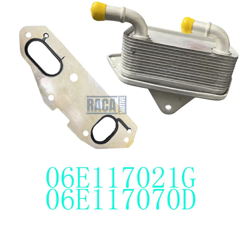 Engine Oil Cooler and Gasket For VW Touareg Audi A6 A7 A8 Q5 Q7 S4 S5 SQ5 3.0L 06E117021G 06E117021