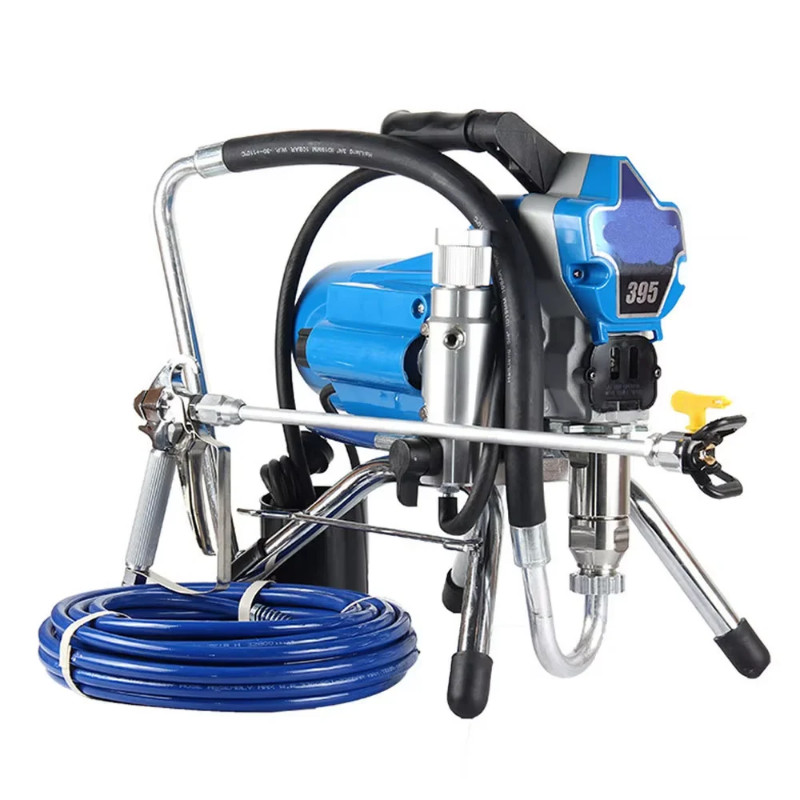 220V High Pressure 395 Electric Airless Paint Sprayer Stand Gun Wall Painter Machine 2200W for Prof