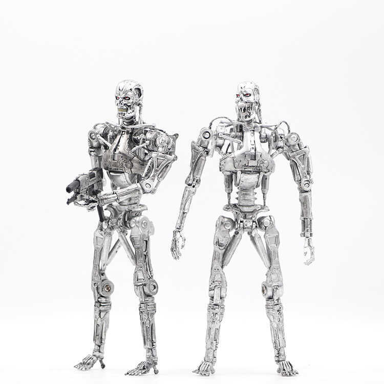 NECA ภาพยนตร์รุ่น Terminator Series T-800 ประเภทการ์ดแพ็ค/รุ่นบรรจุกล่อง 7-Joint Action Figure Figur