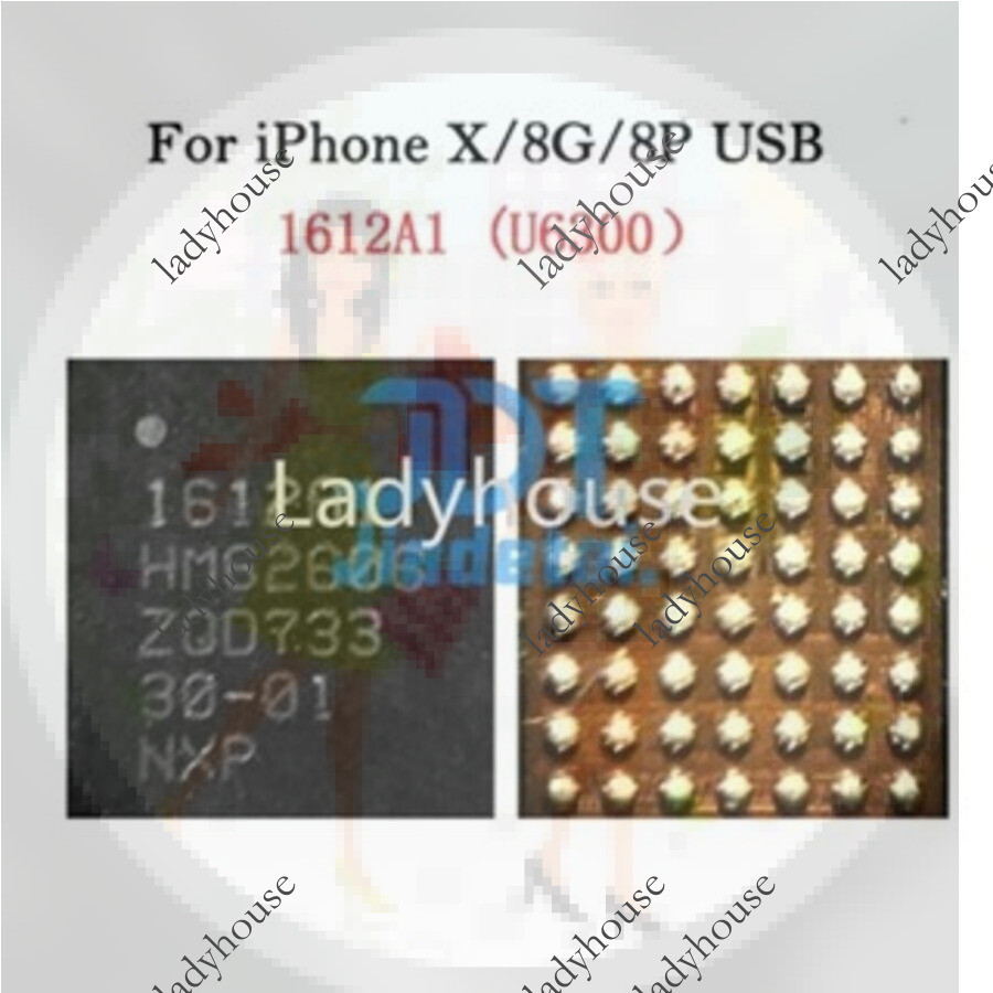 1 ชิ้น/ล็อต 1612A1 U6300 Hydra U2 USB charger ชาร์จ ic ชิป 56pins สําหรับโทรศัพท์ iP 11/PRO/MAX X /X