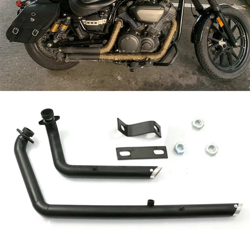 For Yamaha V-Star XV950 Bolt XVS950 XV 950 All Years Motorcycle Exhaust System Pipe With Muffler Re