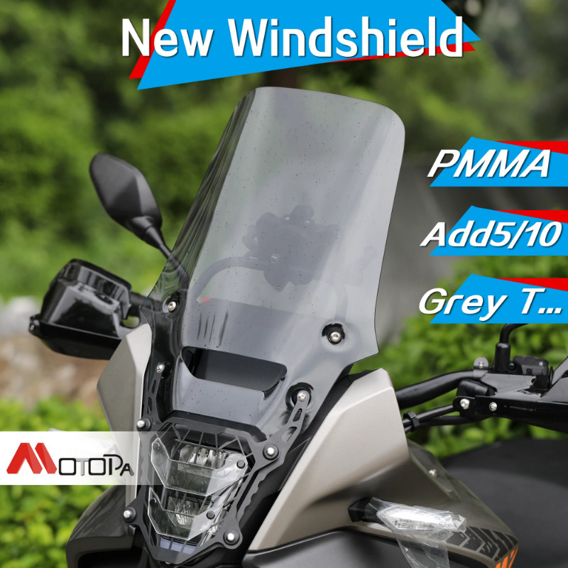 For Honda NX500 NX400 nx 500 2023 2024 nx 500 Motorcycle NX500 Heighten Widen Windscreen Windshield