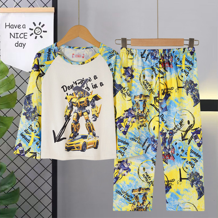 Eid Mubarak ชุดเด็กแขนยาวรอบคอ Nightclothes Natural Corgi Boy หรือเด็กผู้หญิง Loungewear สําหรับ 11 