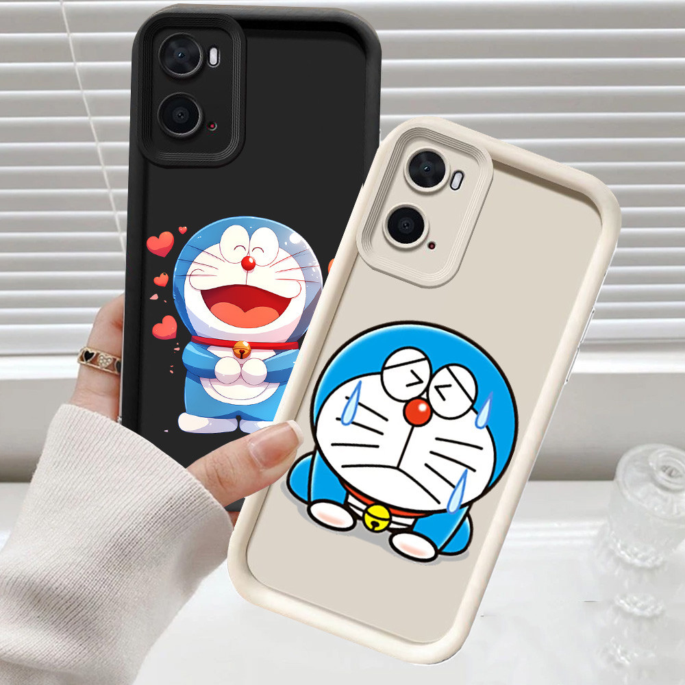 CH56 Doraemon Soft Casing สําหรับ OPPO A77s A77 Realme C33 A96 9i เคสป้องกัน