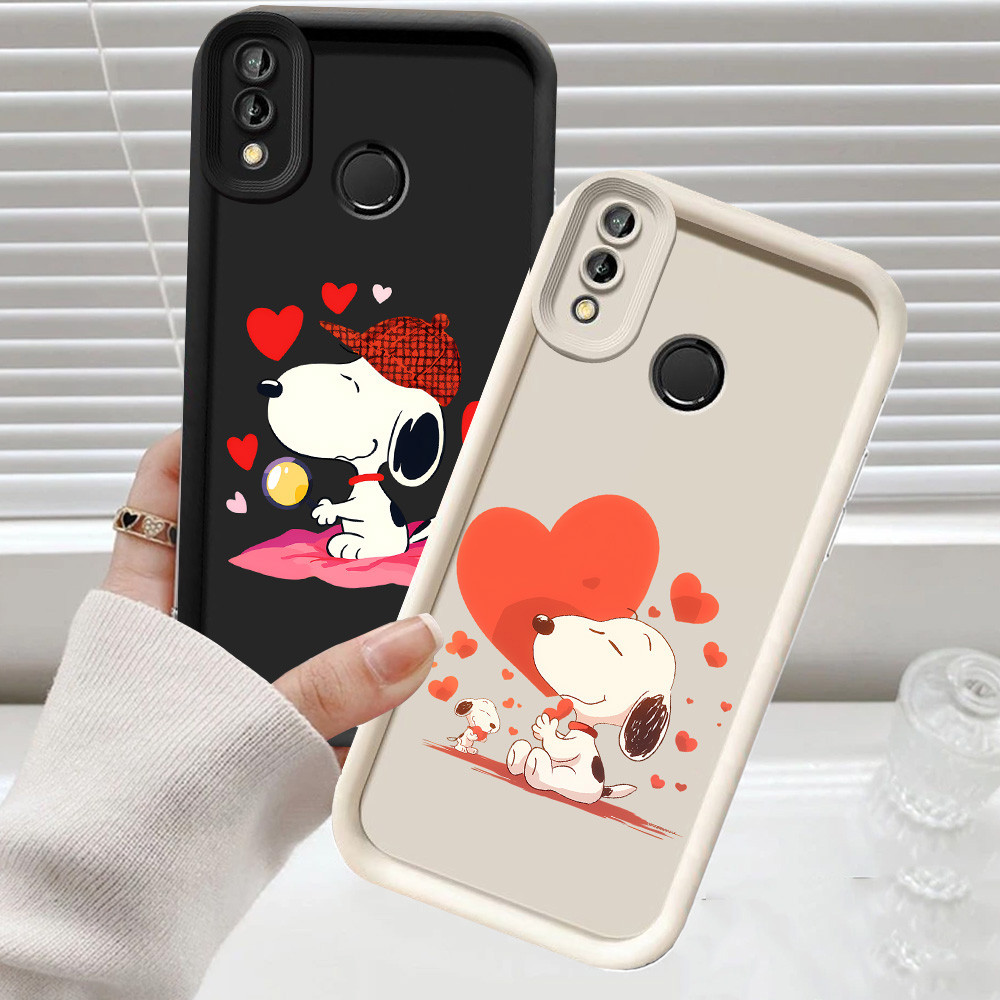 CH37 Snoopy Love Soft Casing สําหรับ VIVO V15 Y91C Y95 Y91 Y91i Y83 Y93 เคสป้องกัน