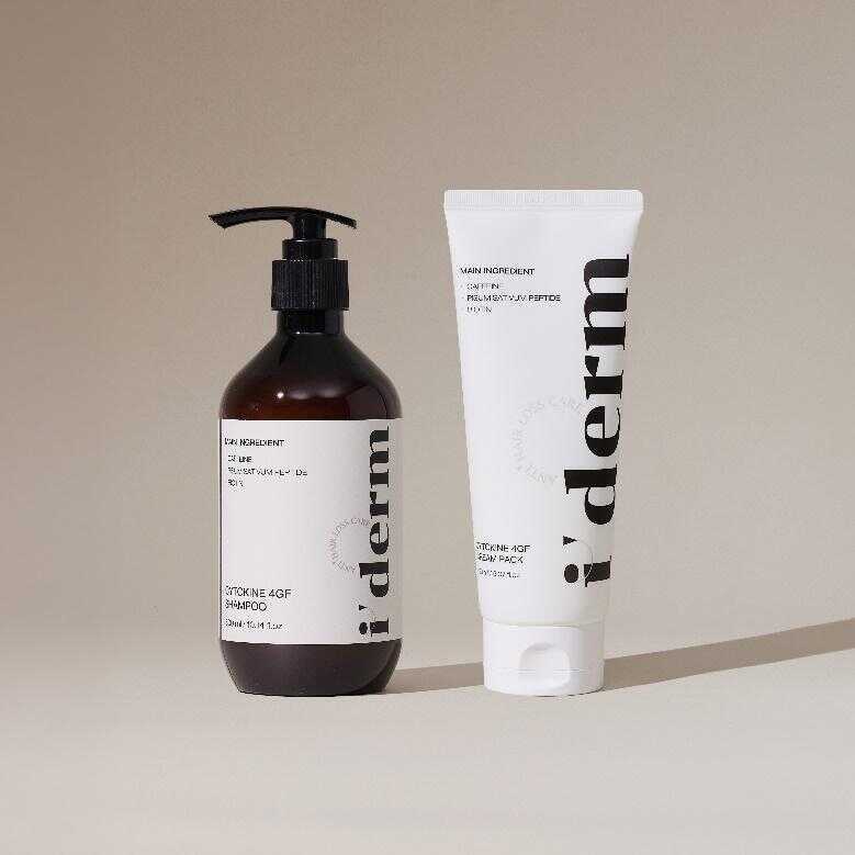 아이덤 사이토카인 4GF 샴푸&크림팩 i'derm CYTOKINE 4GF SHAMPOO & CREAM PACK