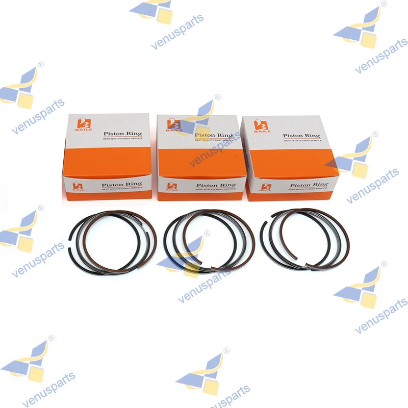 3TNE88 Piston Ring 3TNV88 For Yanmar 3 Cylinders 88mm Diesel Engine STD 88*2+2+4mm