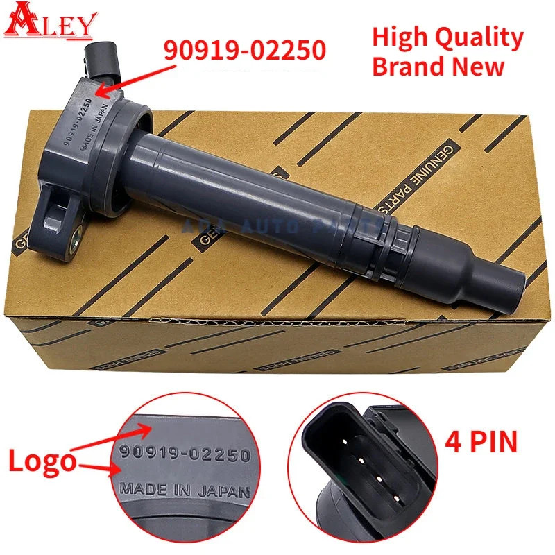 New 9091902250 90919 02250 90919-02250 Ignition Coil For Toyota 4 Runner Carmy For Lexus IS250 GS30