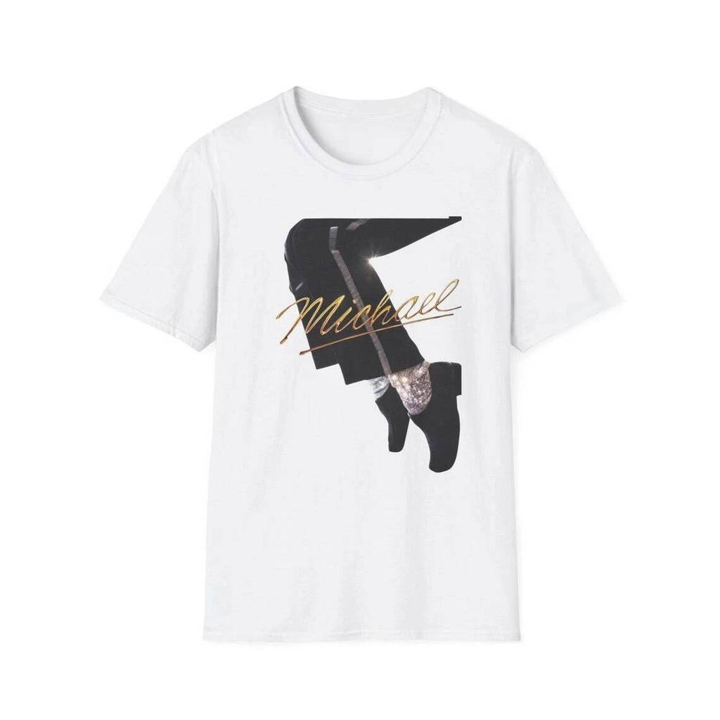 Michael Jackson Biopic Film 2026 กราฟิกผ้าฝ้าย 100% เสื้อ unisex ฤดูร้อนแฟชั่นใหม่ชายหญิงเสื้อยืดแขนสั้นขนาดใหญ่